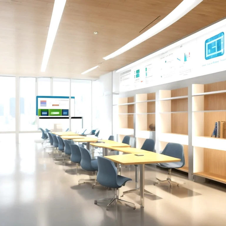 Diverse online learning modules interface on device