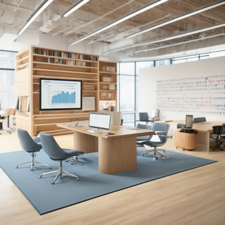 Professionals engaged in online training